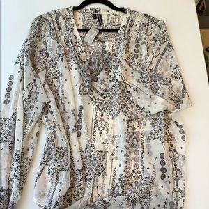 Maurices Patterned Plus Size 4 Blouse